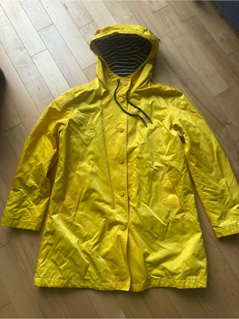 Banana Republic Yellow Hooded coat
